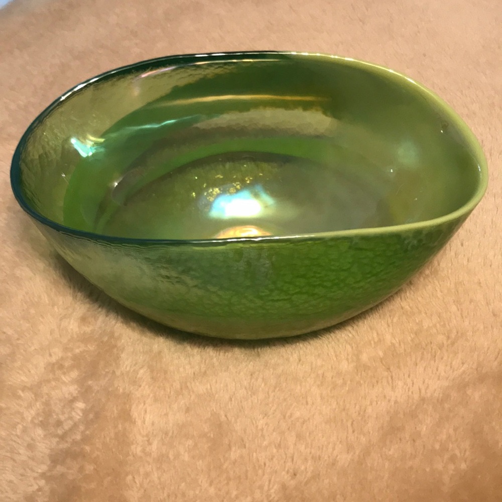 Beautiful blown glass bowl